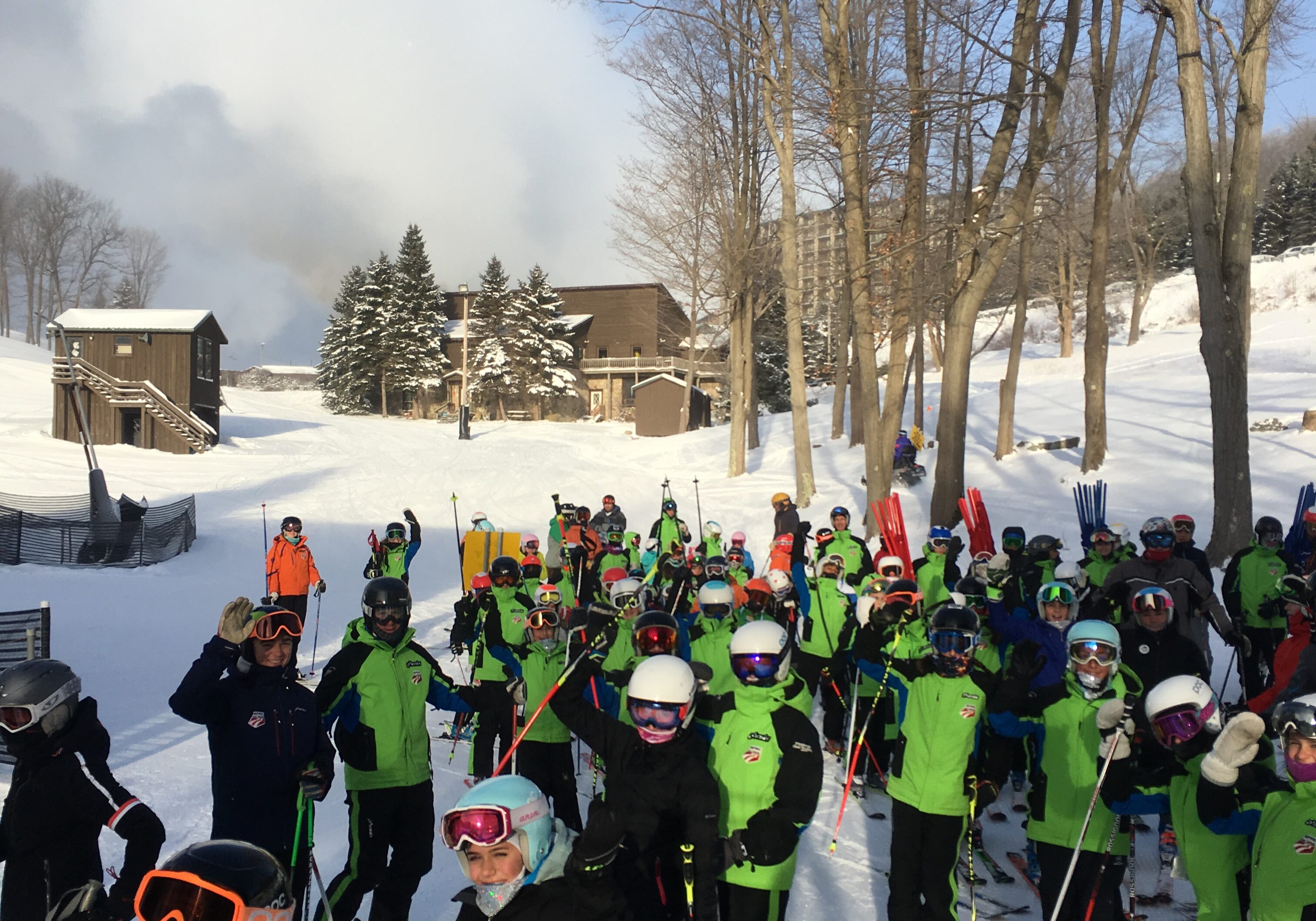 2018-kids waiting for Avalanche lift